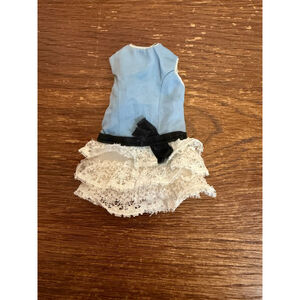Vintage Pepper Doll Blue Lace Dress Ideal Toy Japan Tagged TLC 1960s